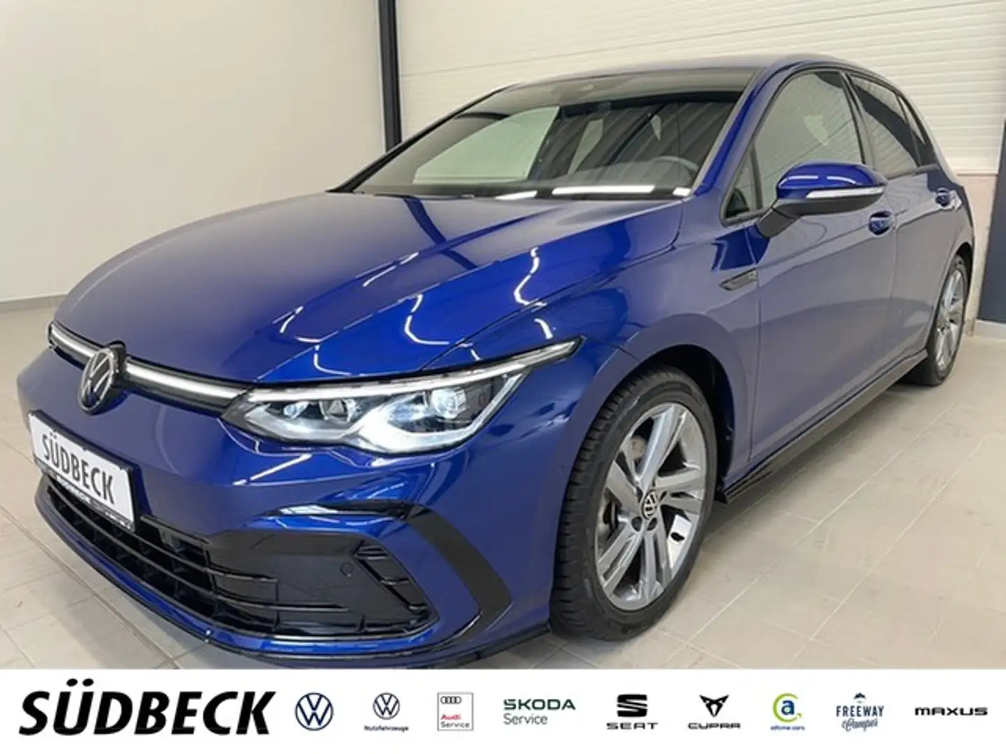 Volkswagen Golf VIII Lim. R-Line 1.5 eTSI APP+LANE+ACC+KAMERA+LED Blau - 1