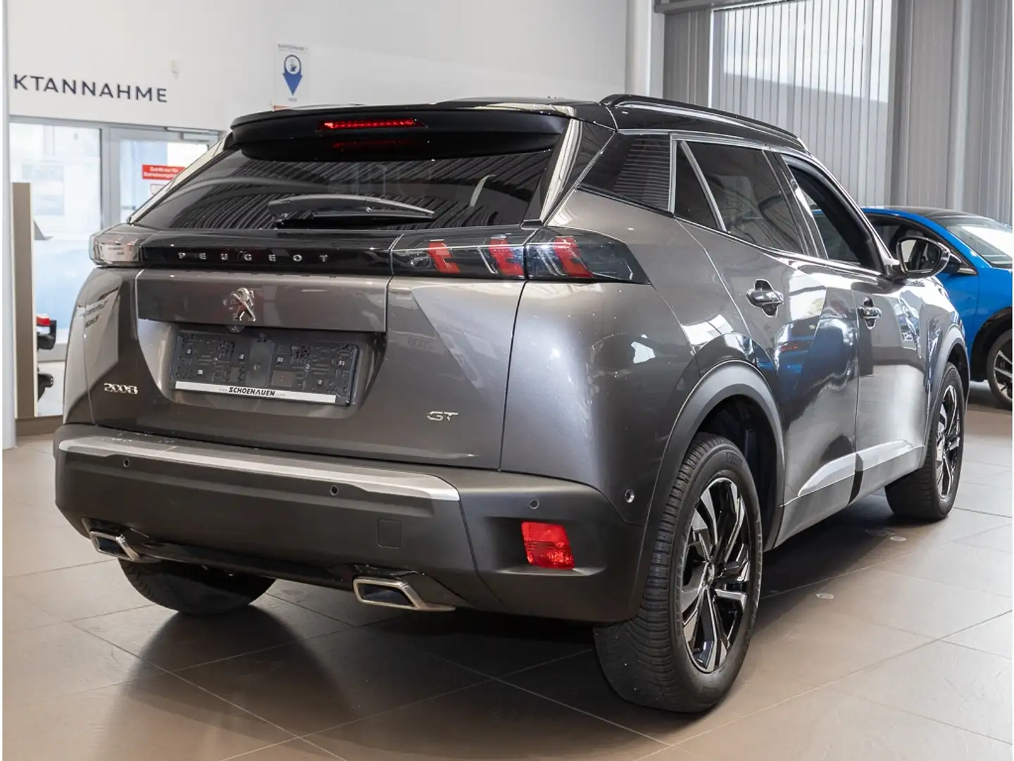 Peugeot 2008 GT-LINE Allure 1.2 PureTech +SHZ+RFK+KLIMA+ Gris - 2