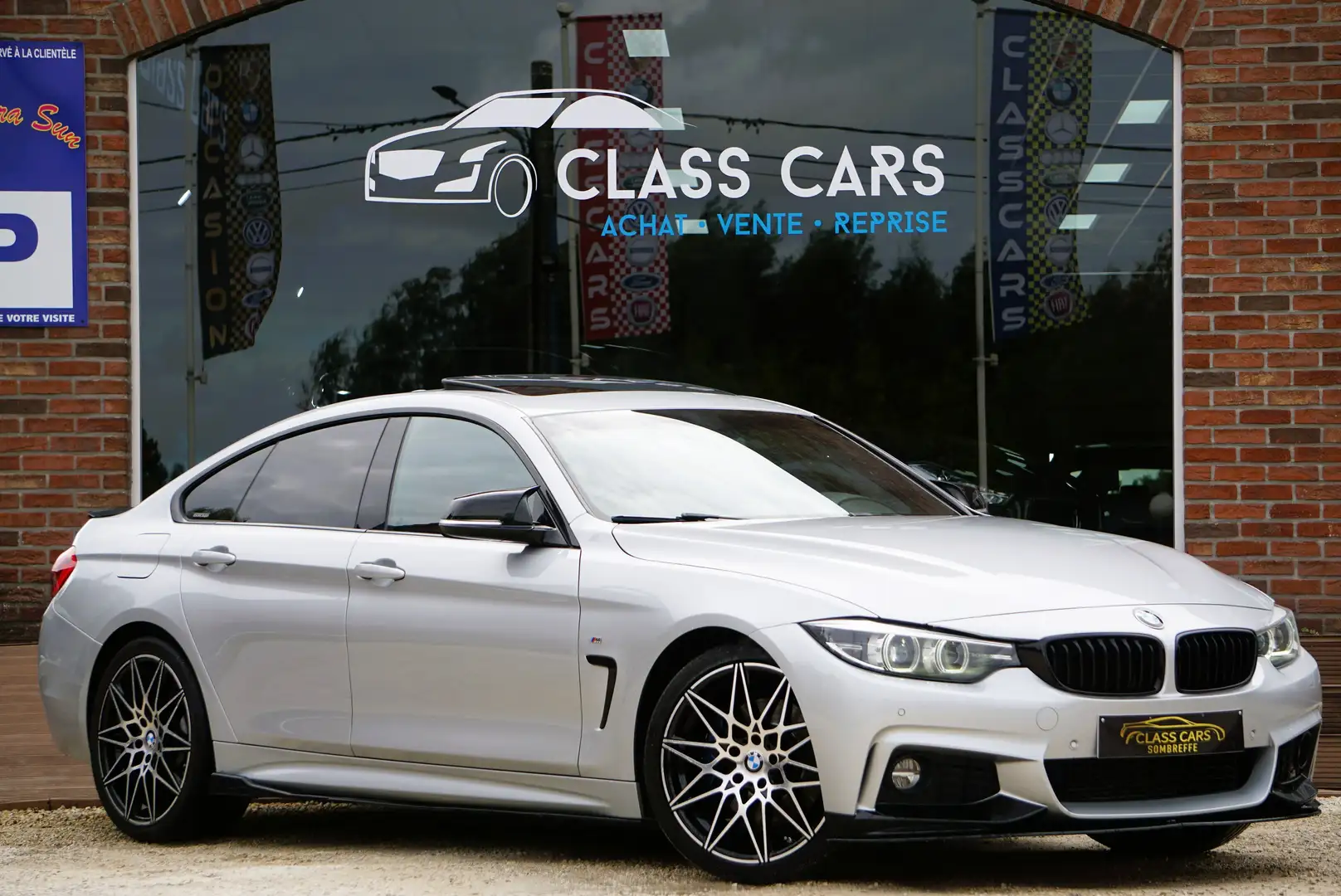 BMW 418 Gran Coupé PACK M AUTO NAVI PDC TOIT OUVRANT 6b Grijs - 2