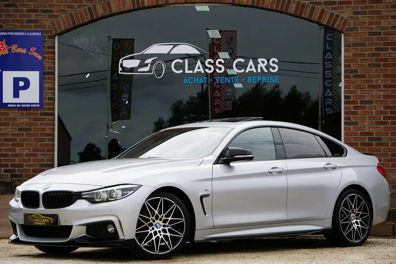 BMW 418 Gran Coupé PACK M AUTO NAVI PDC TOIT OUVRANT 6b Grijs - 1