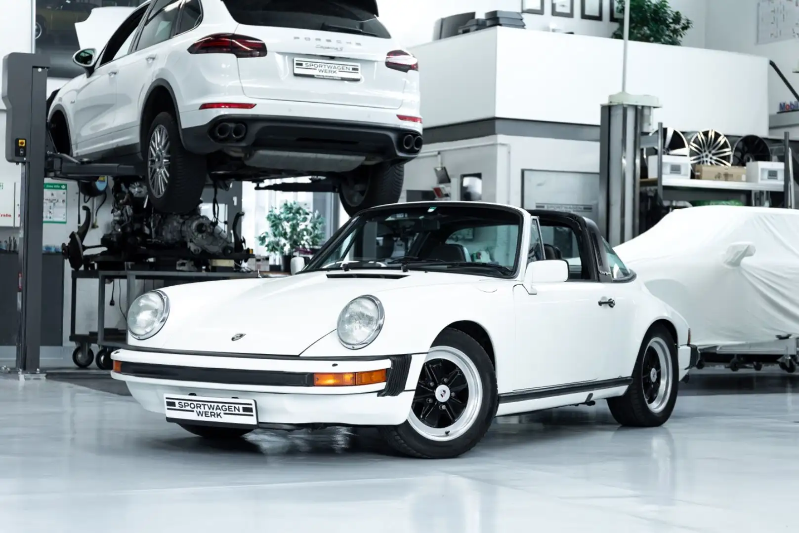 Porsche 911 SC Targa I Motor Revidiert I Top Zustand Weiß - 1