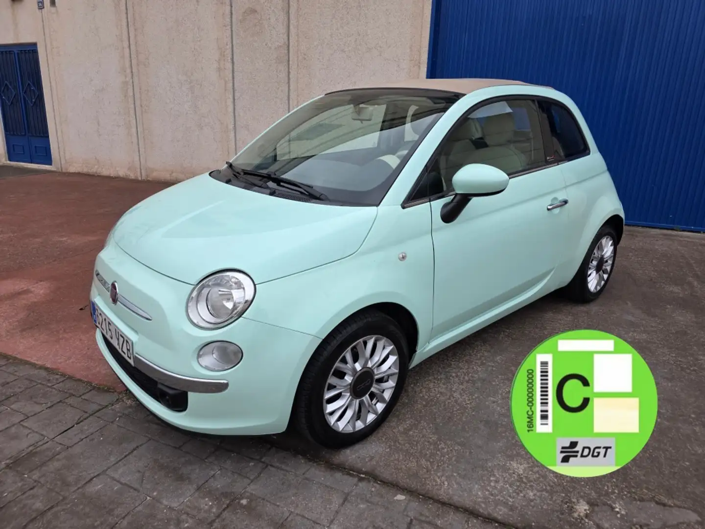 Fiat 500C 1.2 Cult Verde - 1