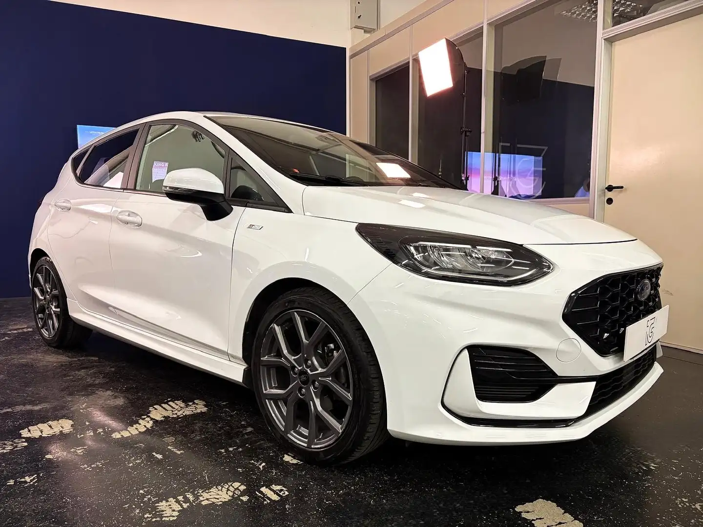 Ford Fiesta 5p 1.0 ecoboost Hybrid ST-Line 125cv Blanc - 2