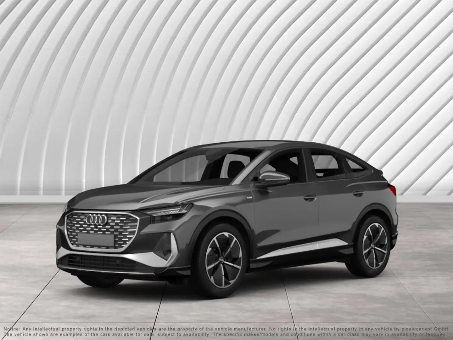 Audi Q4 e-tron Sportback 40 e-tron  ACC AHK RFK NAVI Grau - 1