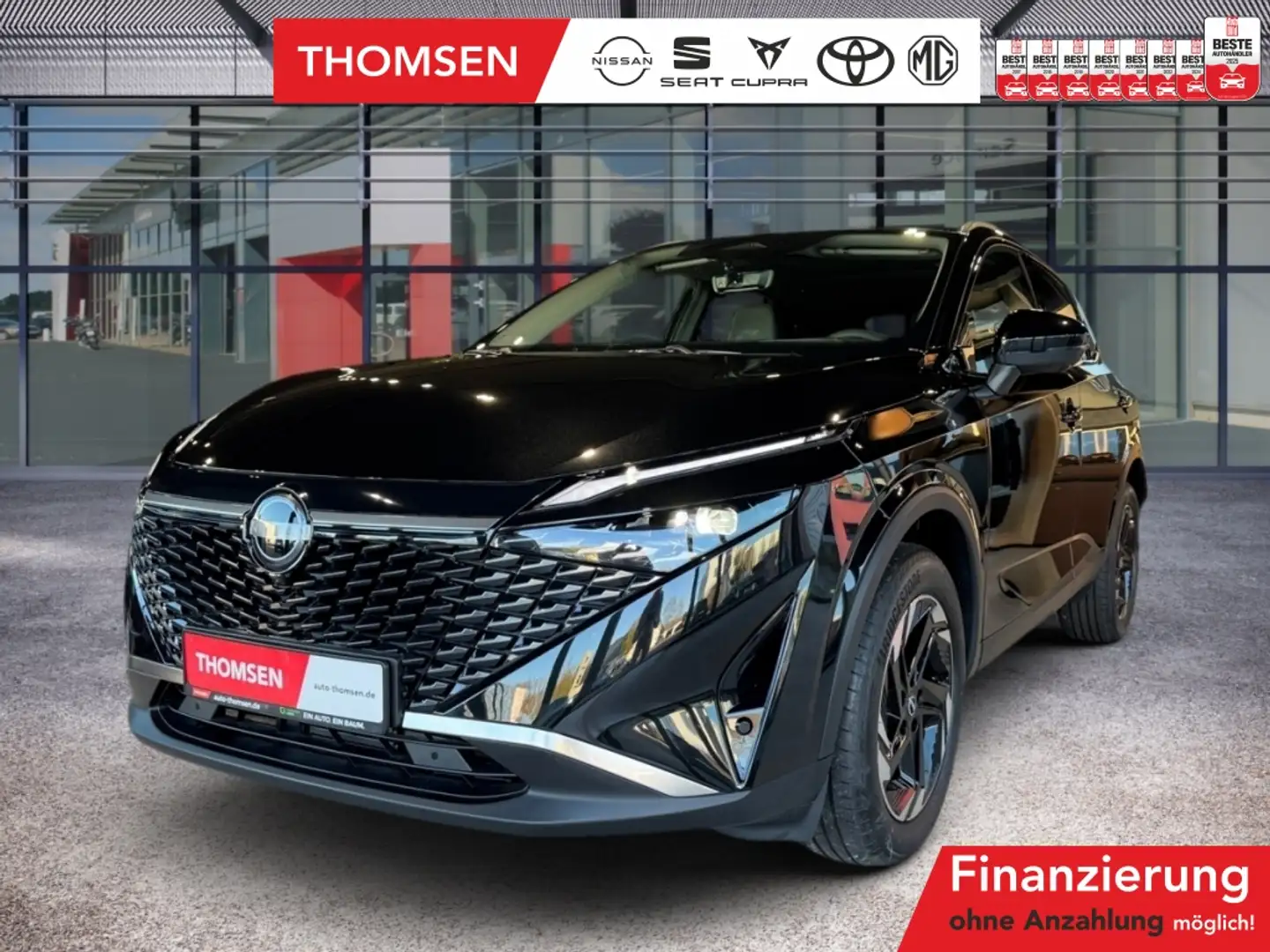 Nissan Qashqai 1.3 DIG-T MHEV N-Connecta ACC LED PDC Noir - 1