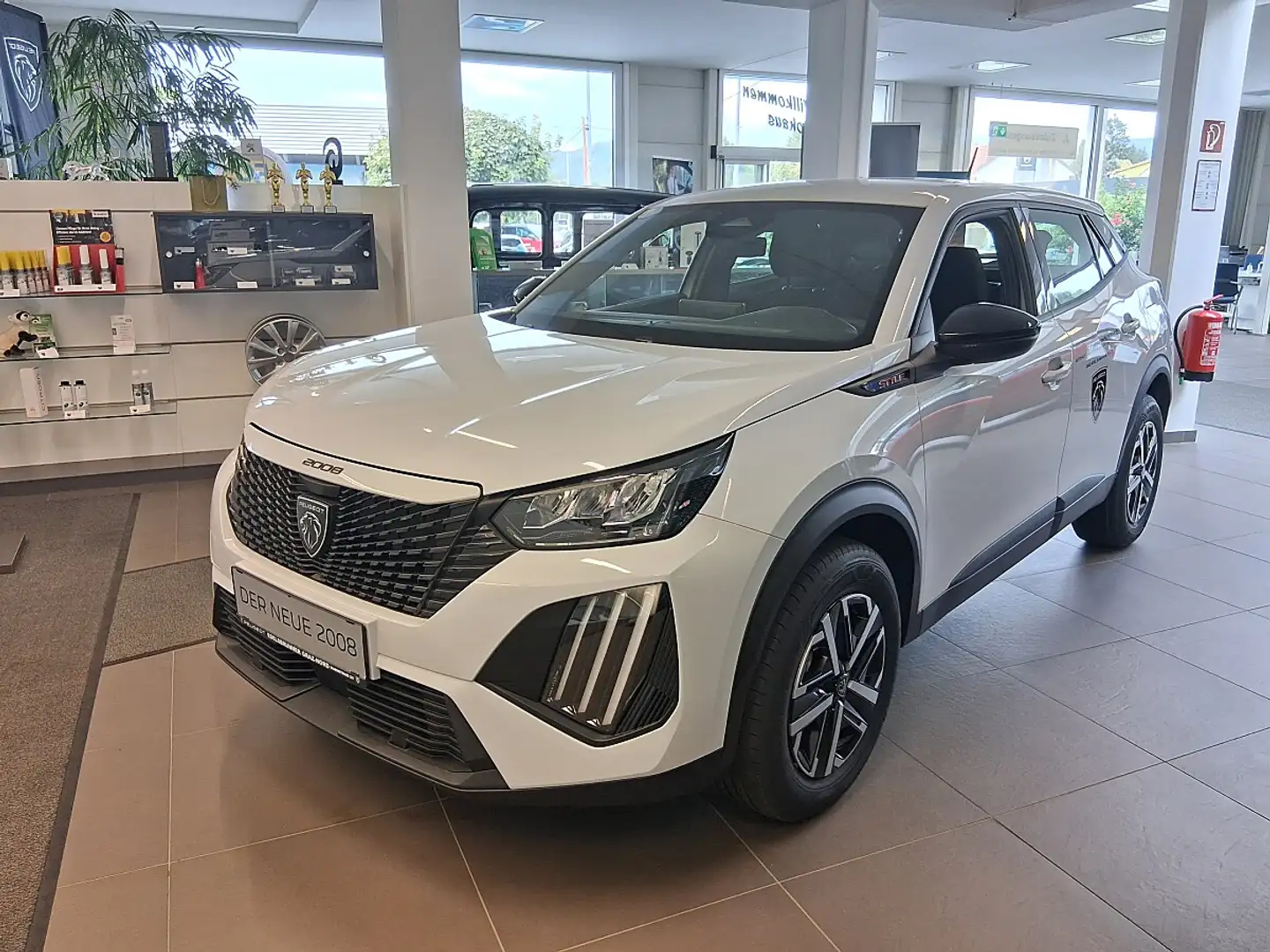 Peugeot 2008 PureTech 100 S&S Style 6-Gang-Manuell Weiß - 1