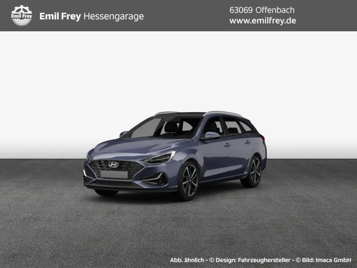 Hyundai i30 1.0 T-GDI DCT Advantage Blau - 1