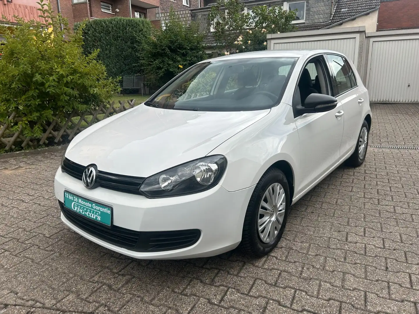 Volkswagen Golf VI, 5-Türen, TÜV NEU, Klima Weiß - 1