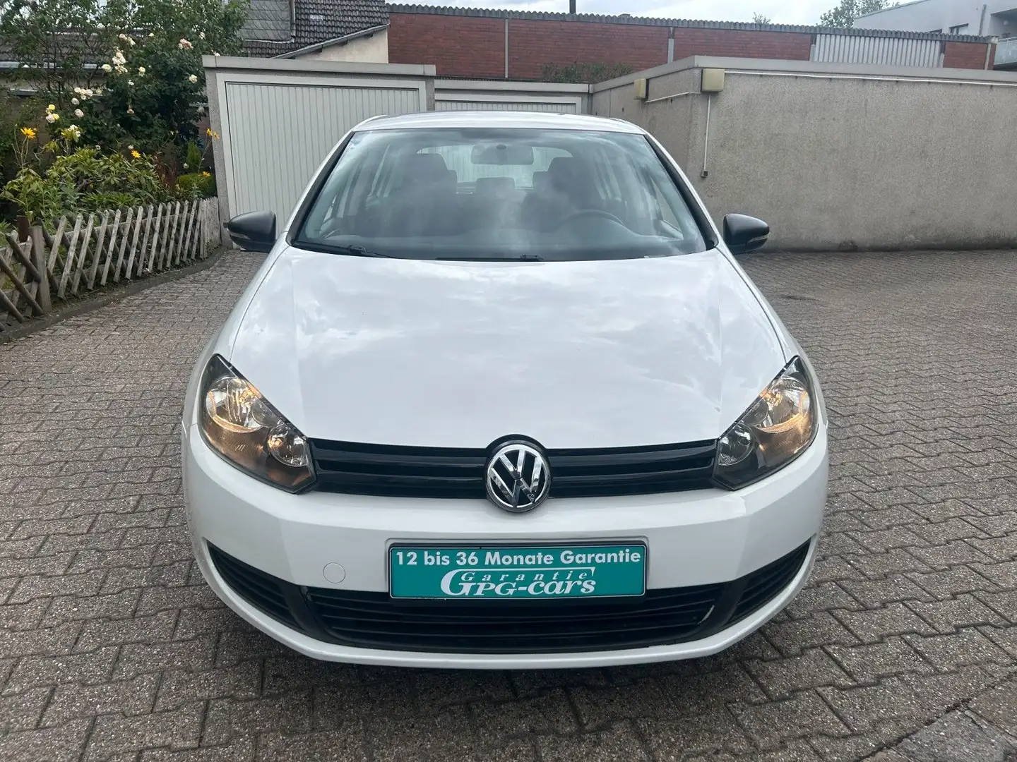 Volkswagen Golf VI, 5-Türen, TÜV NEU, Klima Weiß - 2