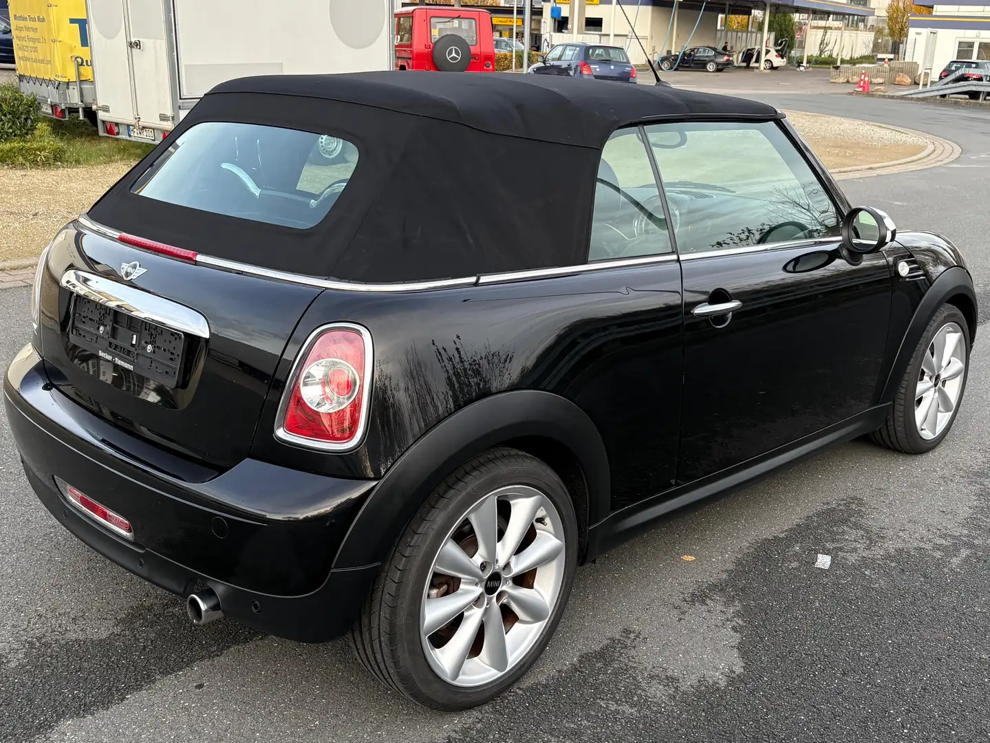 MINI Cooper Cabrio MINI CABRIO 1,6l*Boardcomputer*SHZ*Volleder*TÜV Schwarz - 2