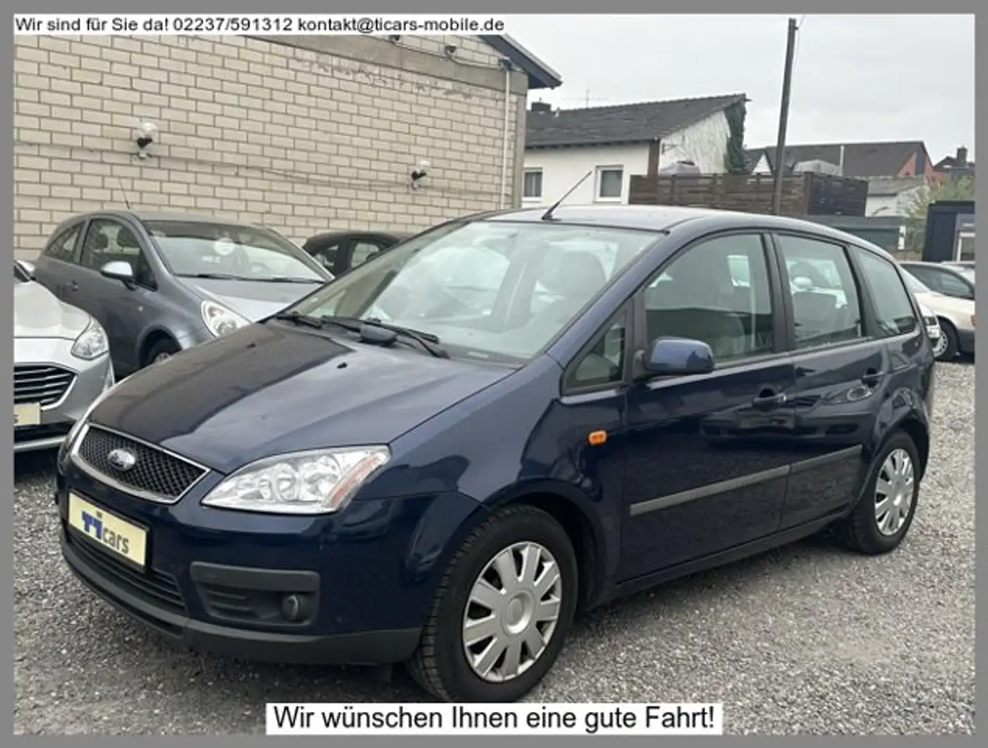 Ford C-Max Ghia *2.Hand,PDC,Klima,Anhängerkupplung** Albastru - 1