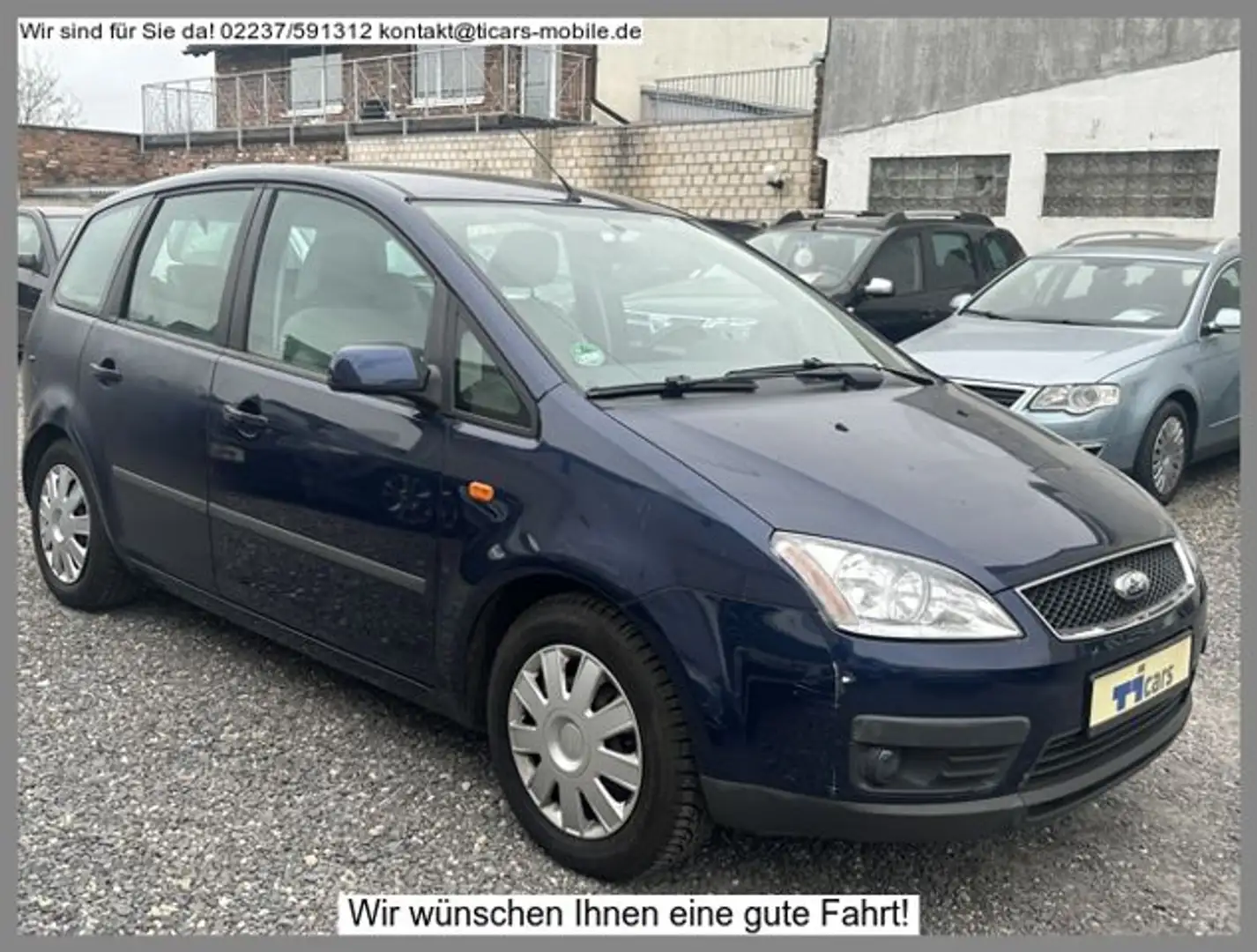 Ford C-Max Ghia *2.Hand,PDC,Klima,Anhängerkupplung** Albastru - 2