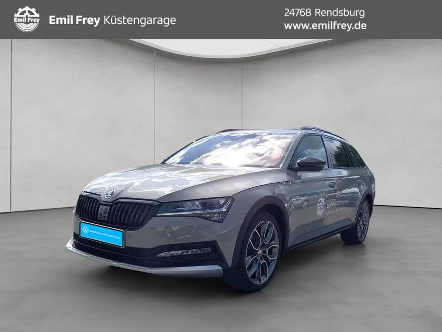 Skoda Superb Combi 2.0 TDI 4x4 DSG Scout Final Edition Gris - 1