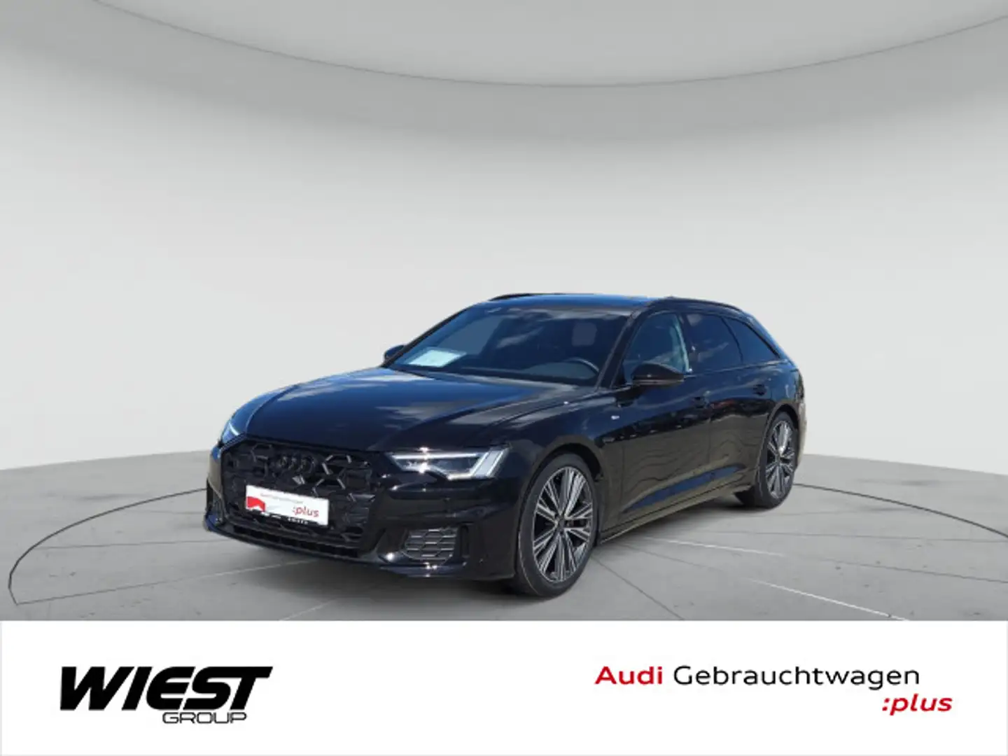 Audi A6 S line 50 TDI AHK/360°/PANO/MATRIX/PARK Schwarz - 1