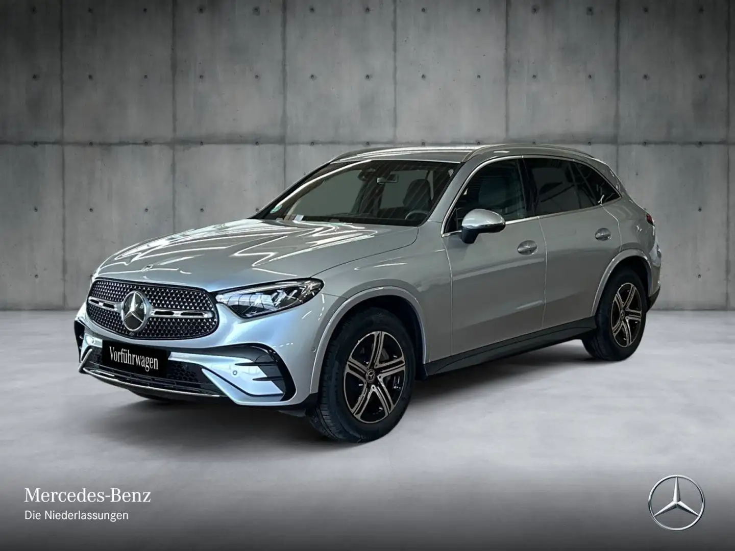 Mercedes-Benz GLC 220 d 4M AMG+360+AHK+LED+TOTW+KEYLESS+9G Silber - 2