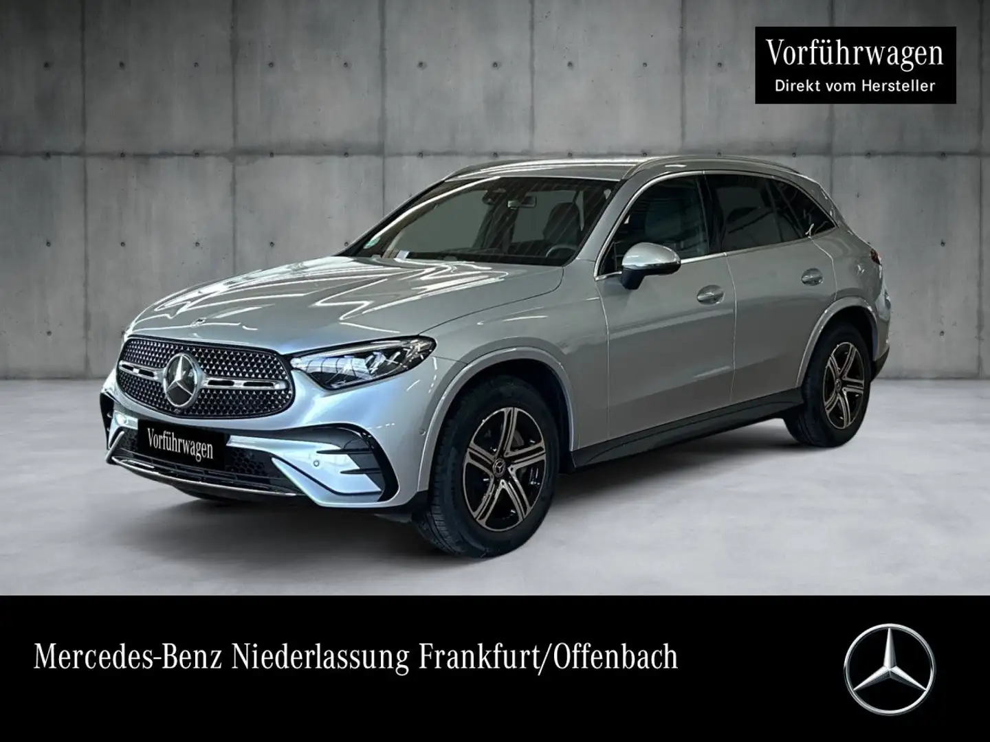 Mercedes-Benz GLC 220 d 4M AMG+360+AHK+LED+TOTW+KEYLESS+9G Silber - 1