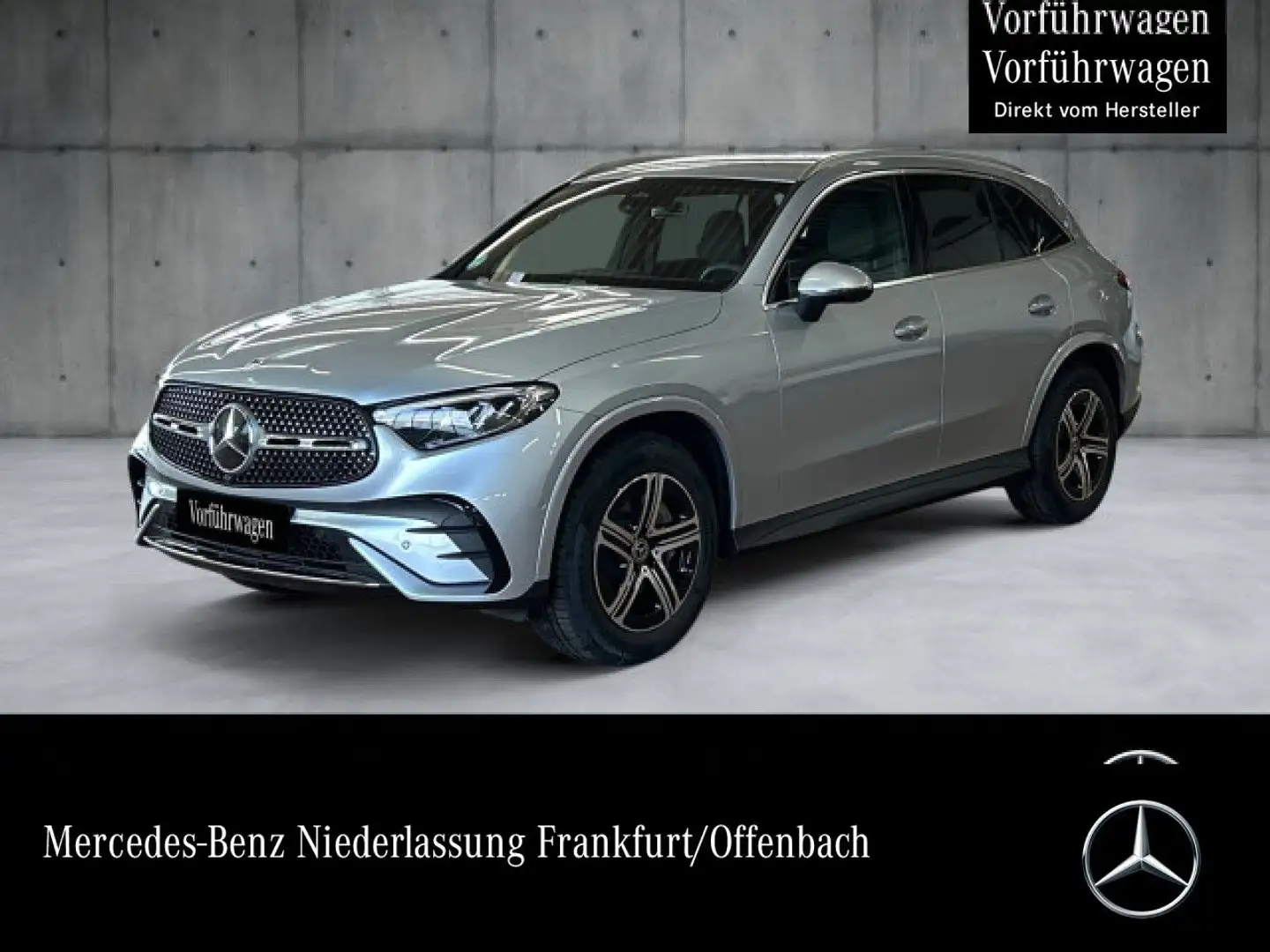 Mercedes-Benz GLC 220 d 4M AMG+360+AHK+LED+TOTW+KEYLESS+9G Argent - 1
