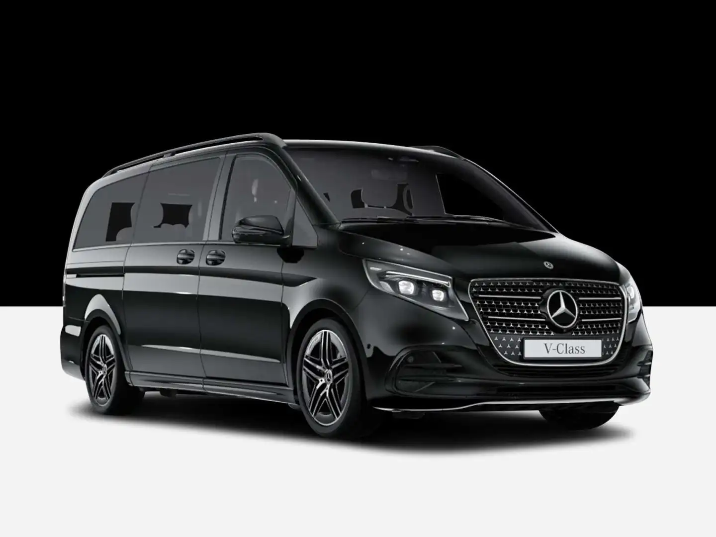 Mercedes-Benz V 300 V 300 d 4MATIC EXCLUSIVE Lang  AMG Line/Basic/Navi Noir - 1