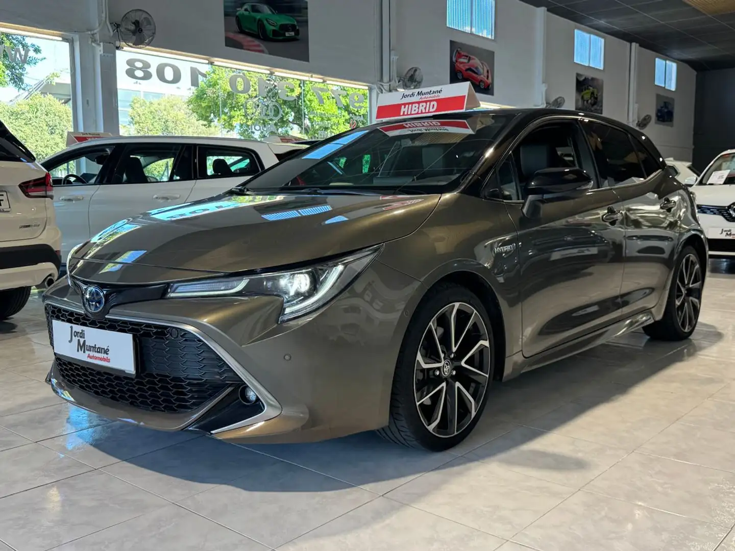 Toyota Corolla 2.0 180H ADVANCE E-CVT.- " HIBRIDO ".- " PEGATINA Amarillo - 1