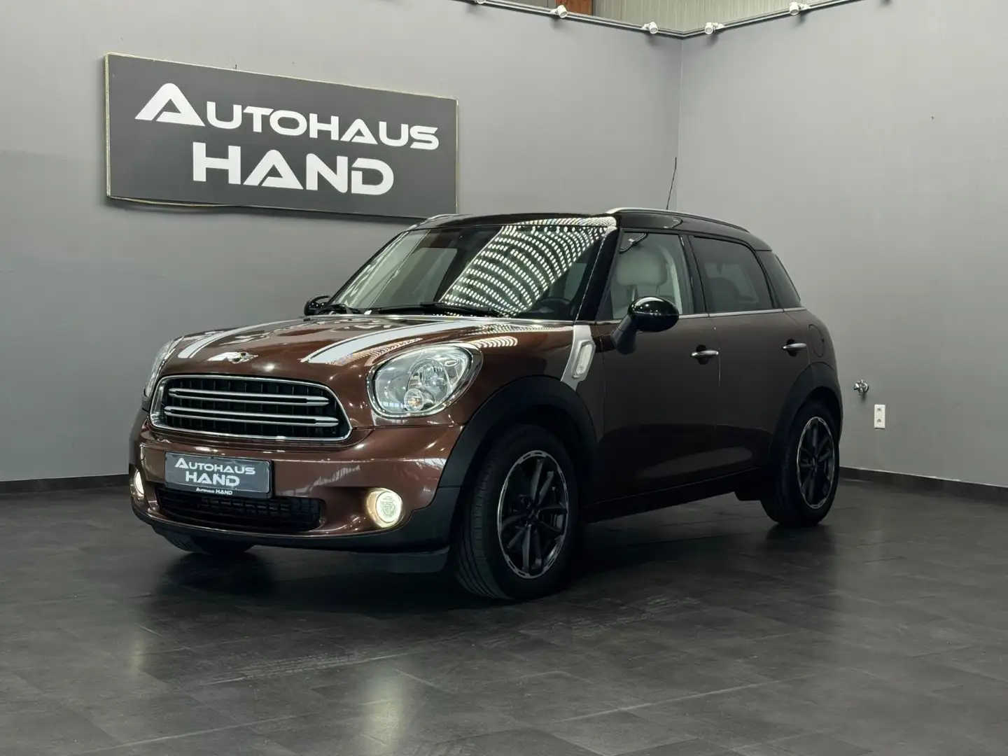 MINI Cooper D Countryman *1.6*CHILI*LEDER*AHK*KLIMA* Brun - 1