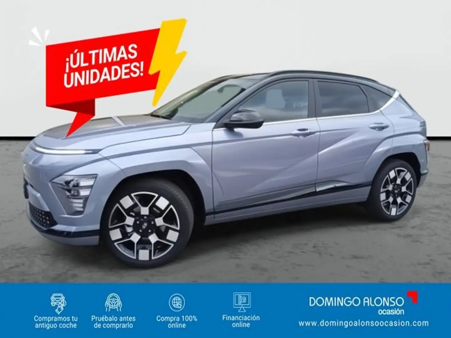 Hyundai KONA Nuevo Eléctrico 150 kW (204 CV) Blackline 19" MY Azul - 1