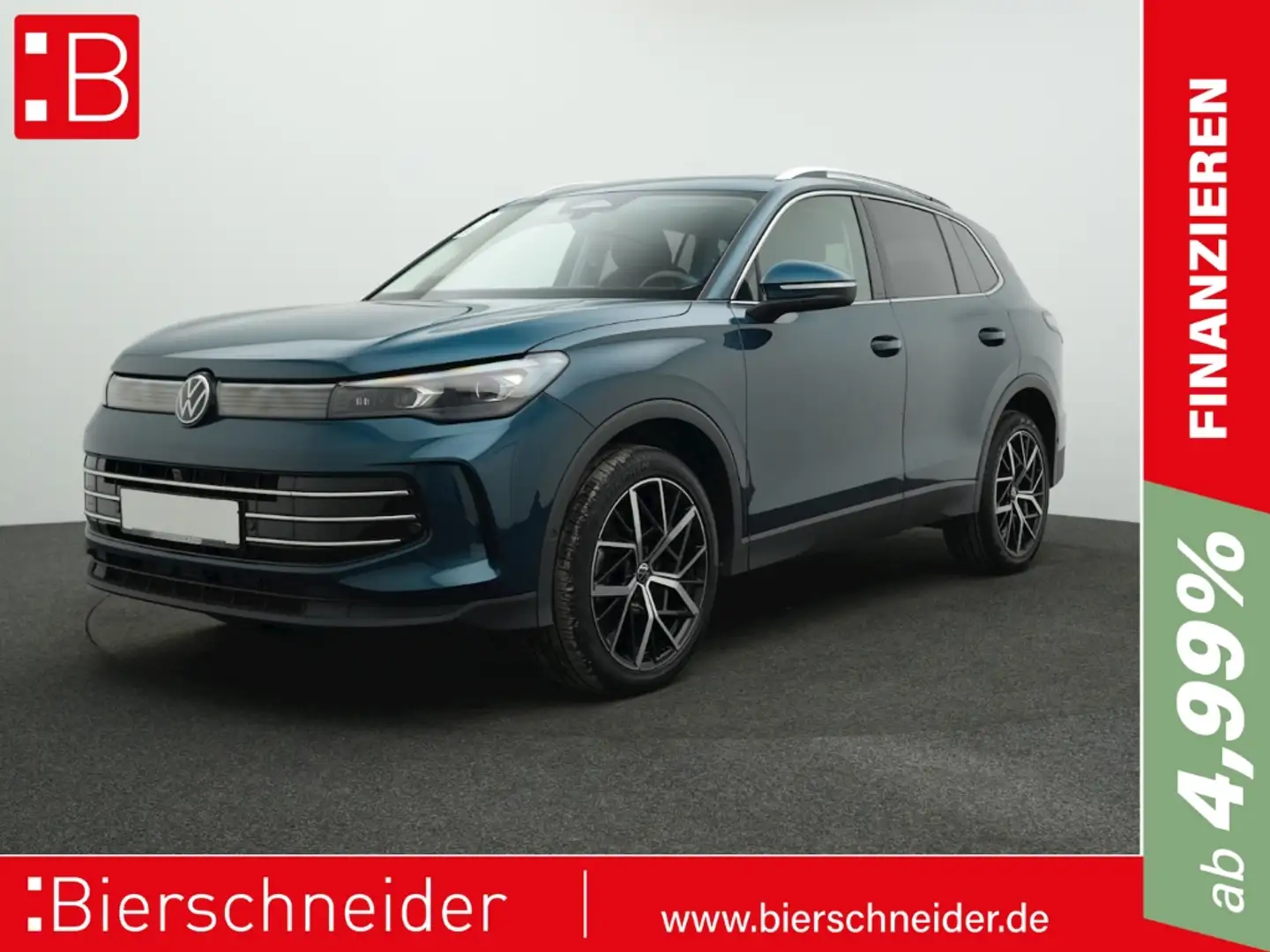 Volkswagen Tiguan 2.0 TDI DSG 4Mo. Elegance ALU20 PANO H&K IQ.LIGHT Blau - 1