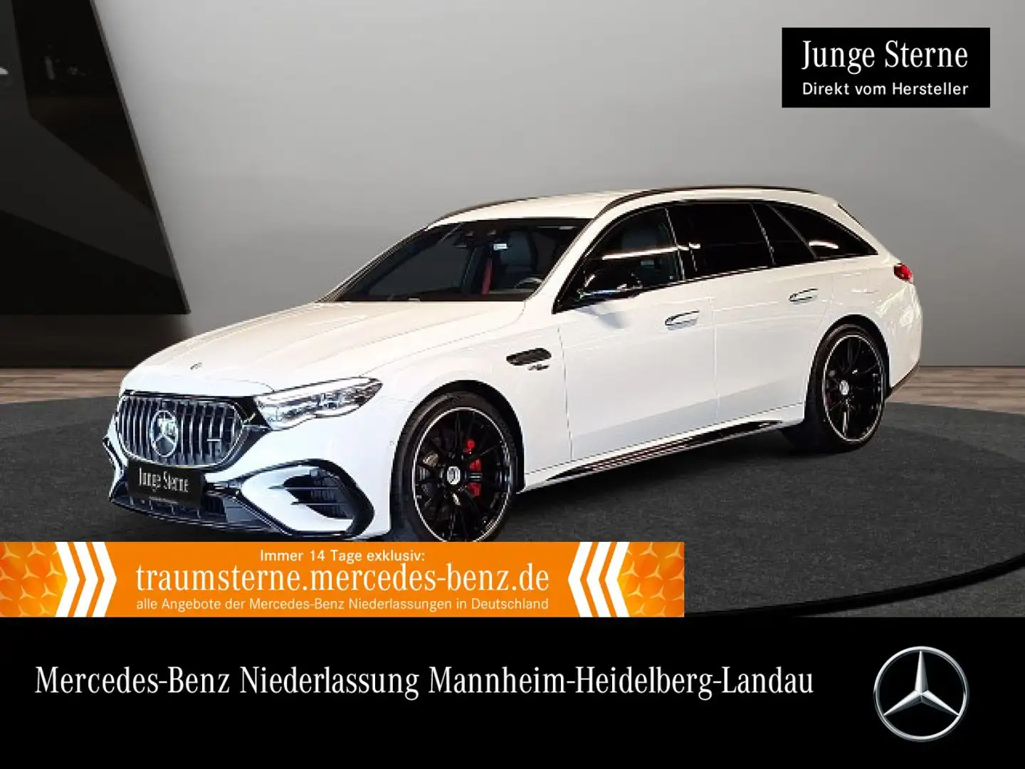 Mercedes-Benz E 53 AMG T 4M Hybrid Fahrass 360° Burmester Distr. Weiß - 1