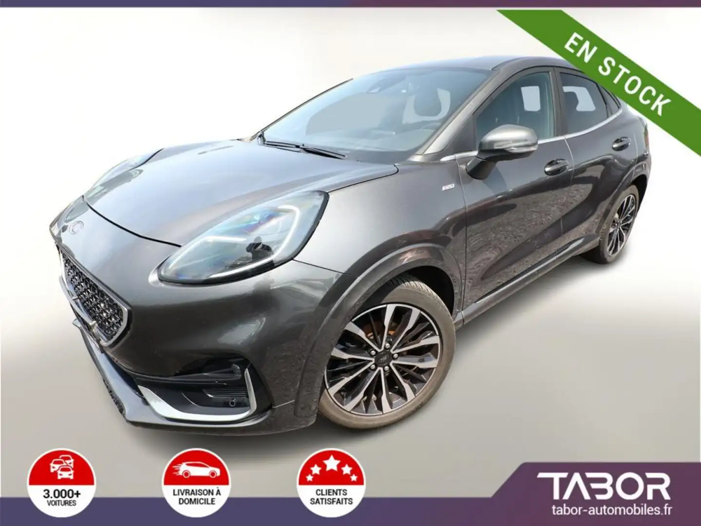 Ford Puma 1.0 EB 125 DCT ST-Line Vignale LED Gris - 1