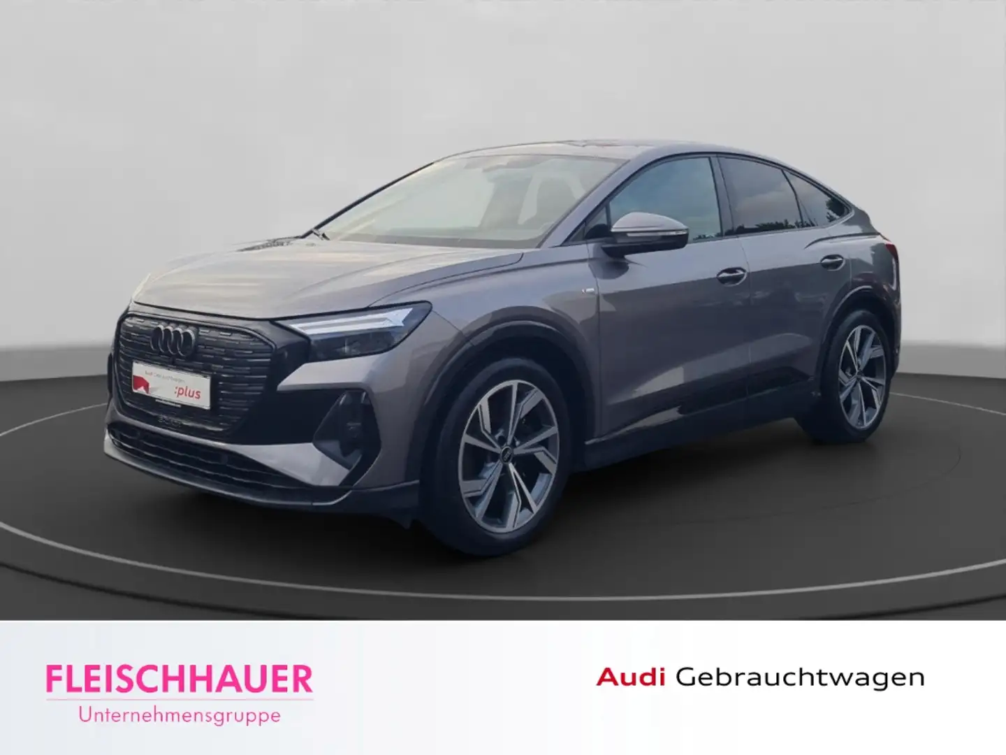 Audi Q4 e-tron Sportback 40 S-Line Navi+APS-Plus+AHK+CarPlay+LM20 Grau - 1