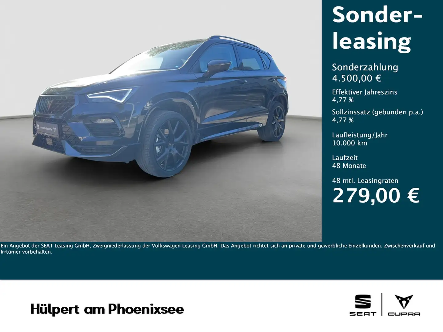 CUPRA Ateca 1.5 TRIBE EDITION DSG NAV ACC AHK E-KLAPPE Schwarz - 1