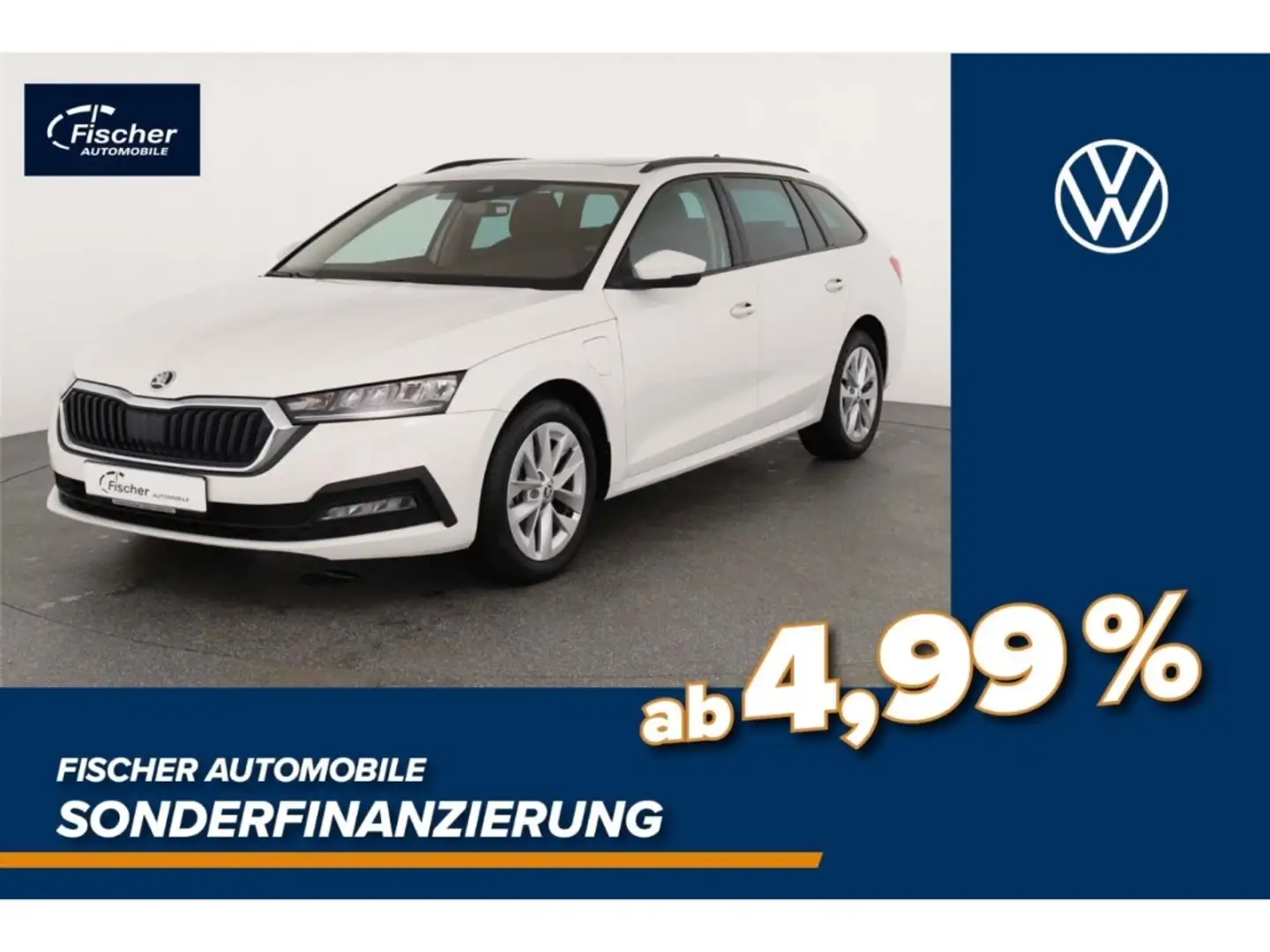 Skoda Octavia Combi 1.4 TSI iV Ambition DSG AHK/Pano Weiß - 1