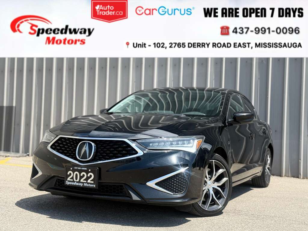 2022 Acura ILX Premium Sedan/ NO ACCIDENT/ BACKUP CAMERA/ ADAPTIV