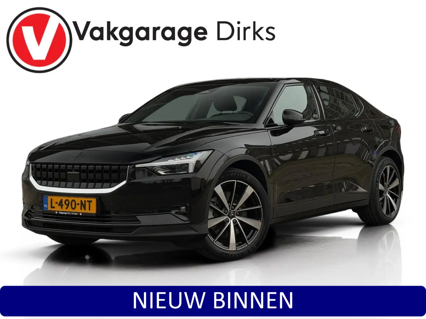 Polestar 2 Long Range Dual Motor 78kWh 408 Pk ✅ Pano ✅ 360 ✅ Schwarz - 1