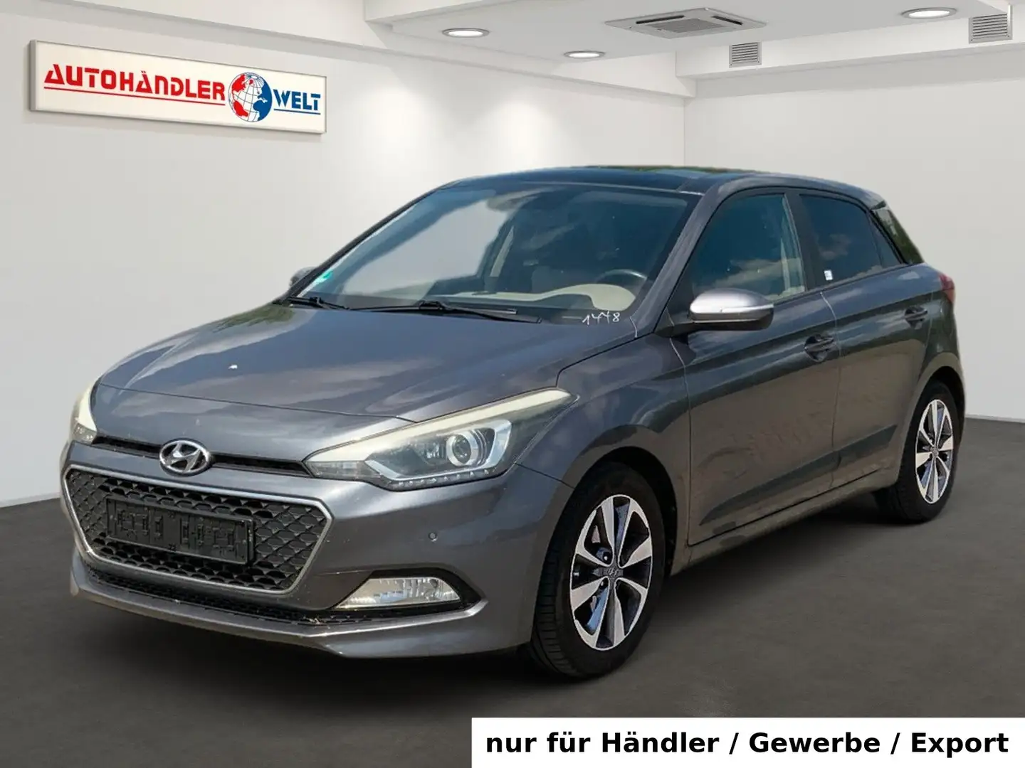 Hyundai i20 1.4 16V 5-trg. Style AAC SHZ LHZ PDC Lane Grey - 1