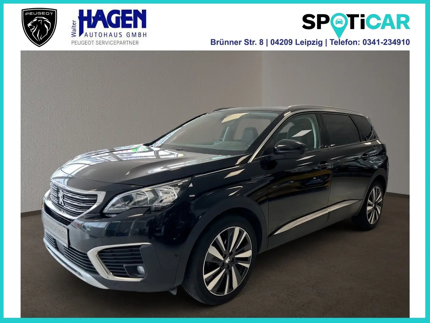 Peugeot 5008 Allure 1.5 130 EAT8 HDi PDC/RFK/SHZ/ele.Heckklapp Noir - 1
