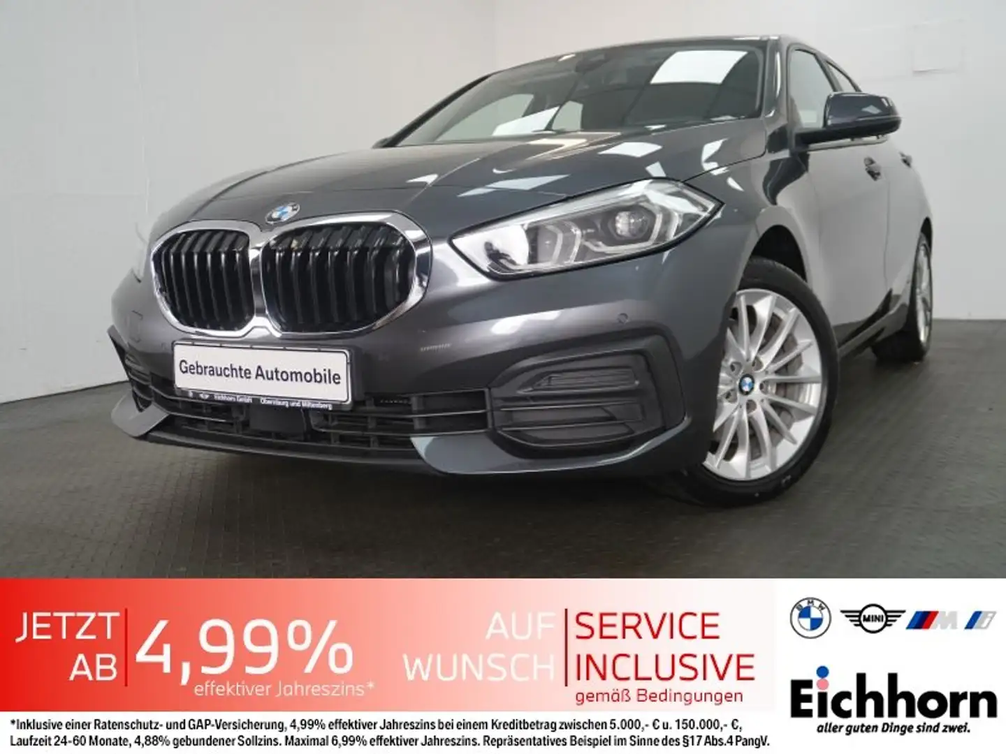 BMW 118 d 5-Türer *SPORTSITZE.ADVANTAGE-PAKET*NAVI* Grau - 1