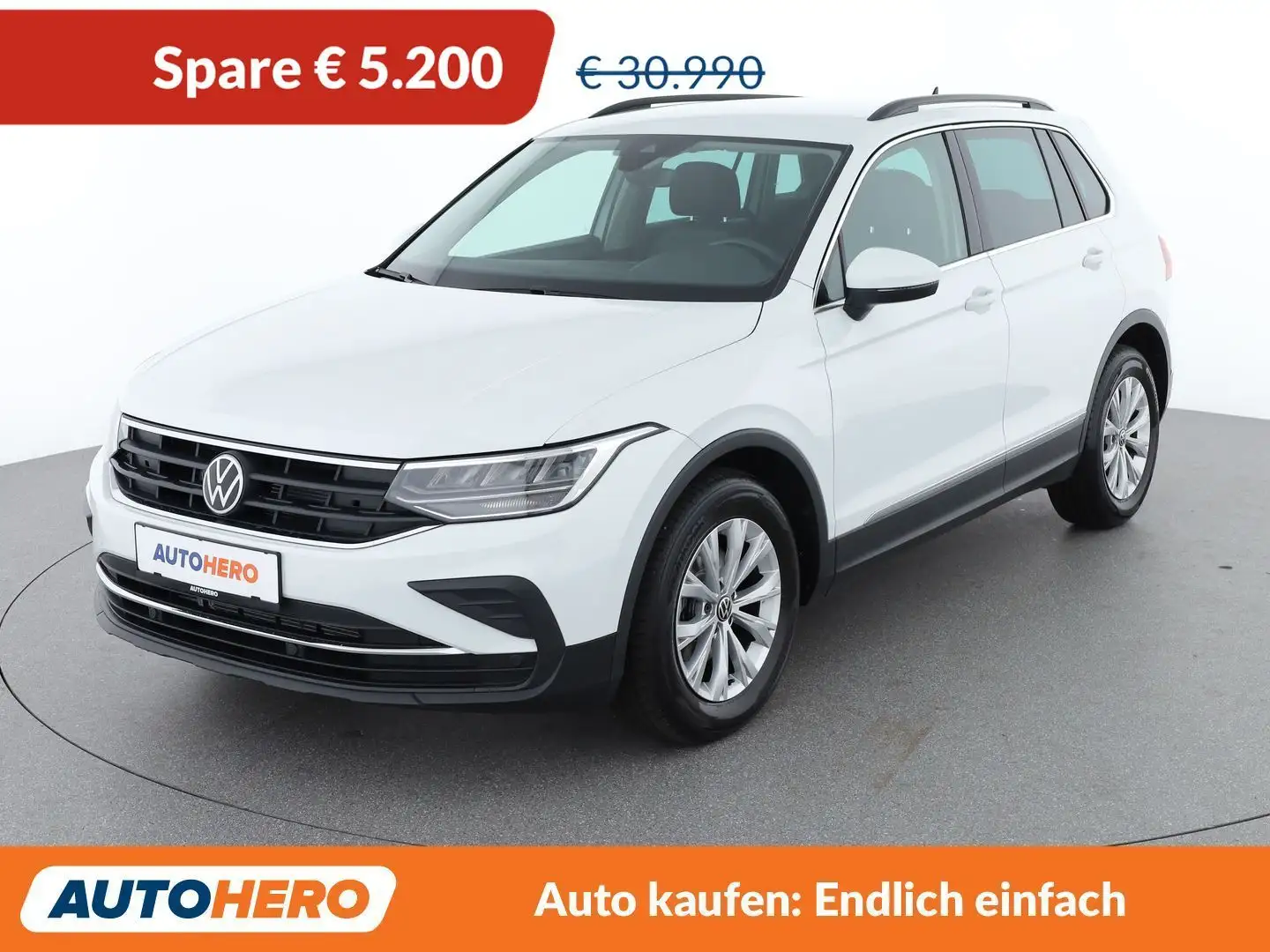 Volkswagen Tiguan 1.5 TSI ACT Life Aut. *LED*SPUR*SHZ*3-ZONEN* Weiß - 1