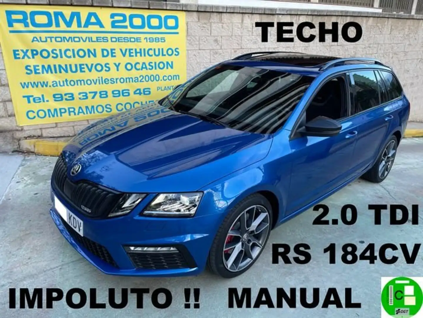 Skoda Octavia 2.0TDI RS 135kW Blau - 1