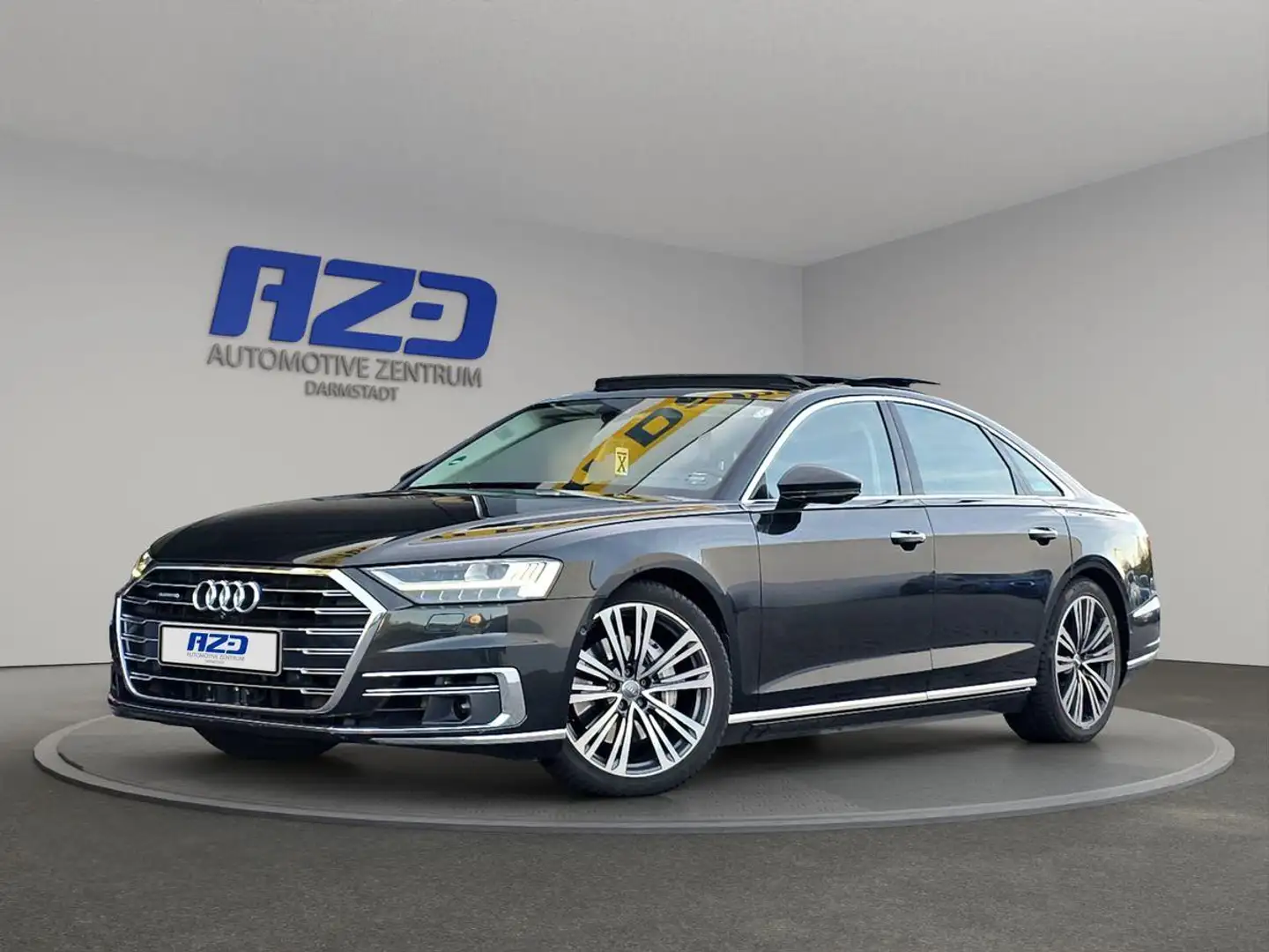 Audi A8 L 50 TDI LEDER MATRIX PANO STDHZ LUFT DVD B&O Gris - 1