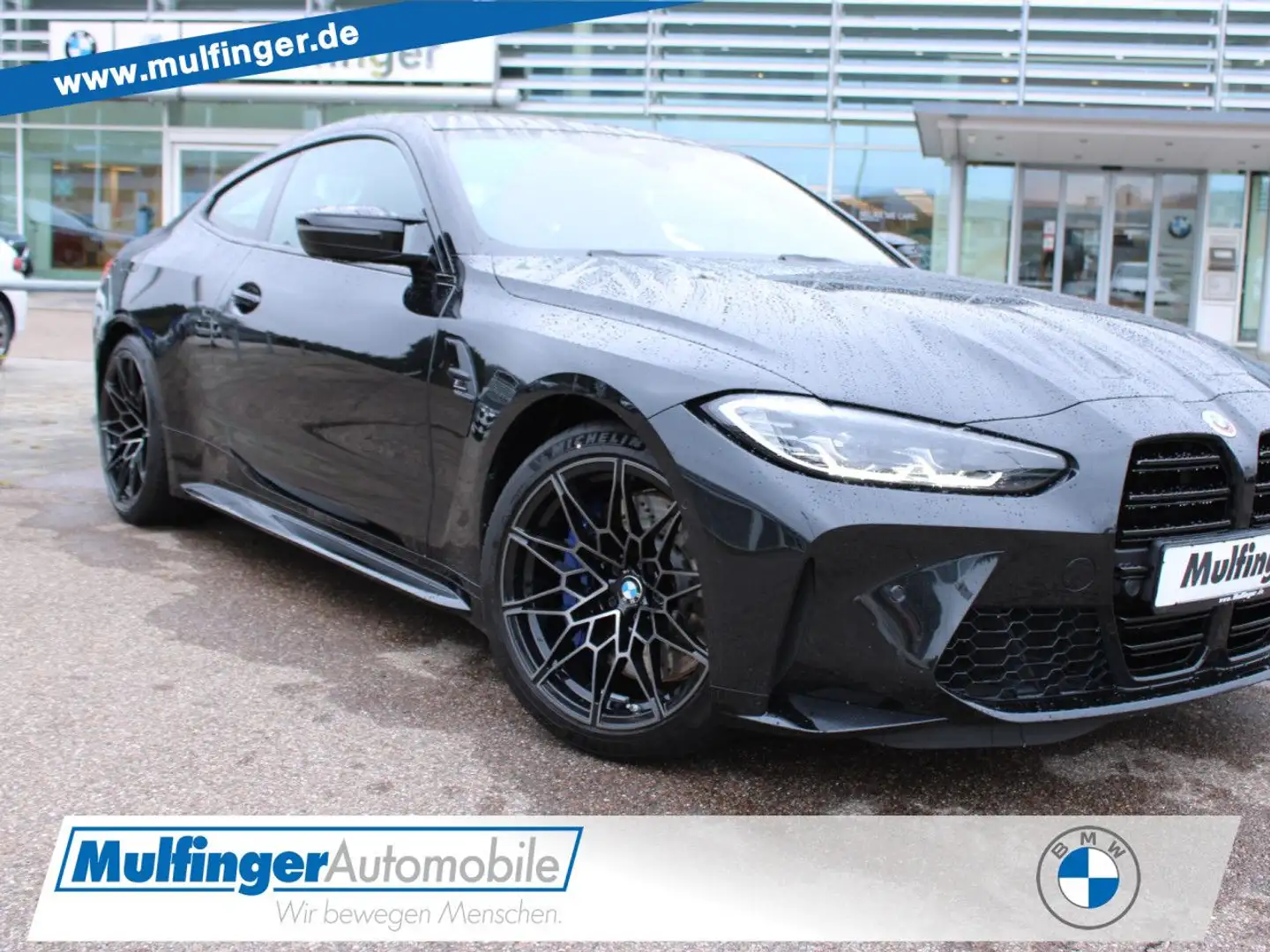 BMW M4 Competition LivePro H/K HUD DAB ad.M-Fahrwerk Schwarz - 1