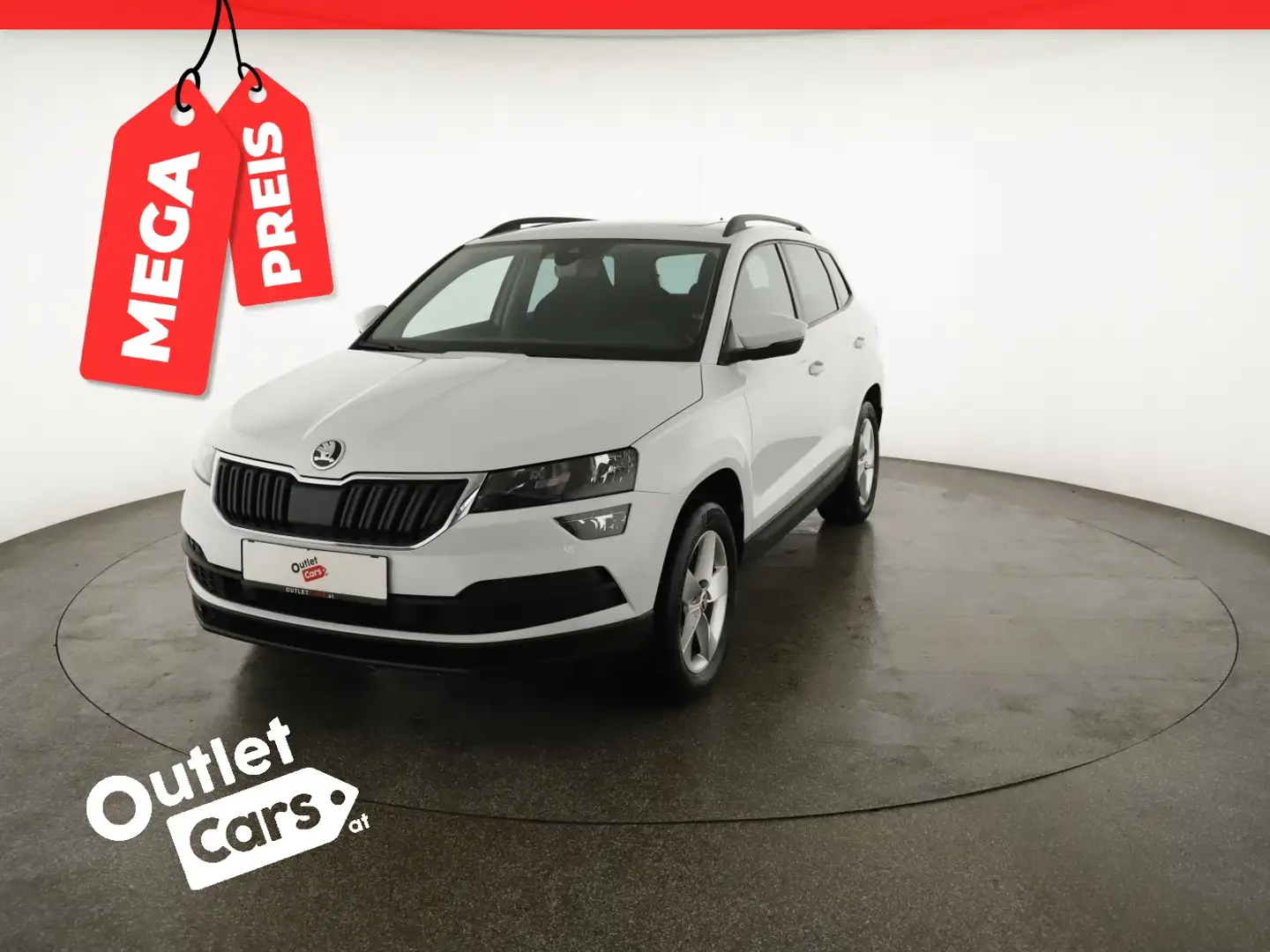 Skoda Karoq Amb 4X4 2.0 TDI DSG NAV+SKY+LENKRDHZG+RADAR Weiß - 1
