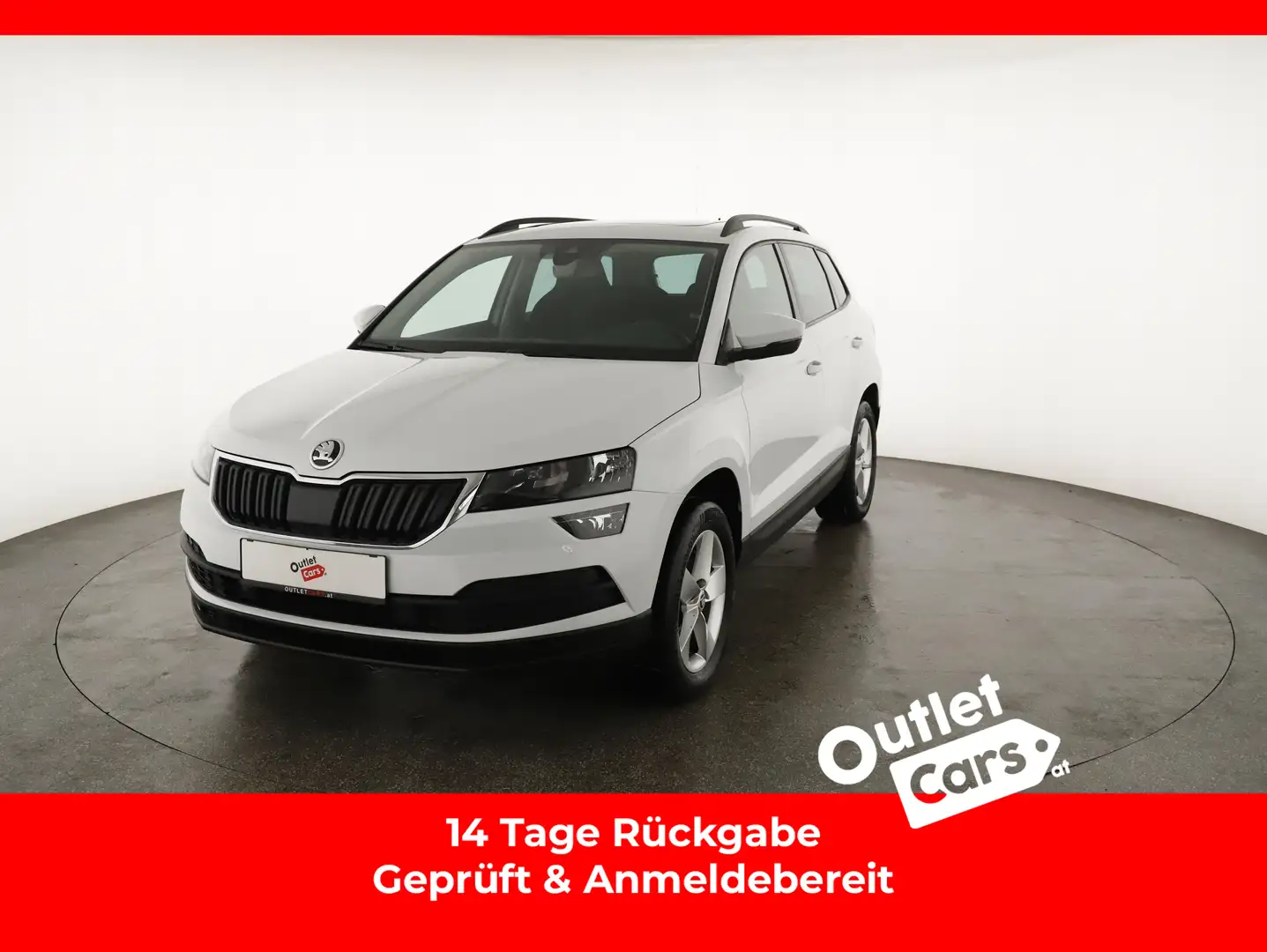 Skoda Karoq Amb 4X4 2.0 TDI DSG NAV+SKY+LENKRDHZG+RADAR Weiß - 1
