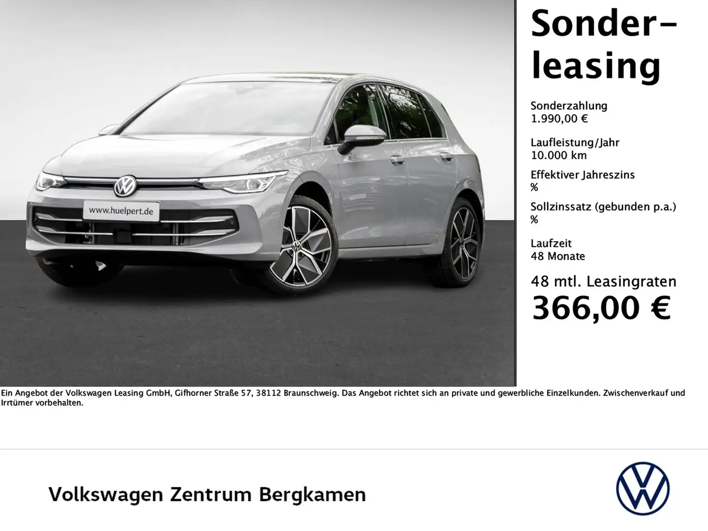 Volkswagen Golf 1.5 STYLE PANO MATRIXLED NAVI CAM AHK Gris - 1