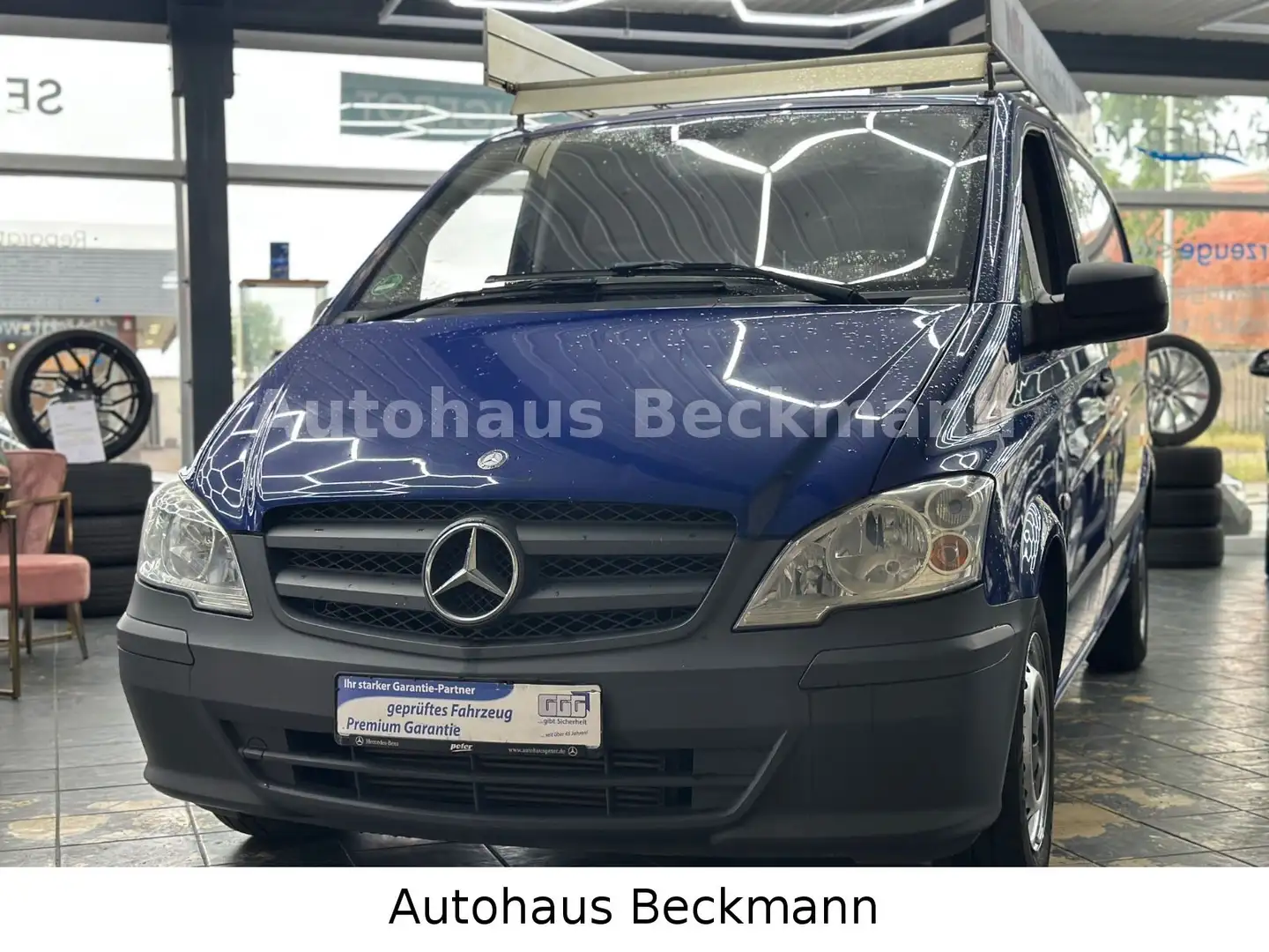 Mercedes-Benz Vito Kasten 110 CDI lang*HU/AU*SERVICE*TRÄGER* Blau - 2