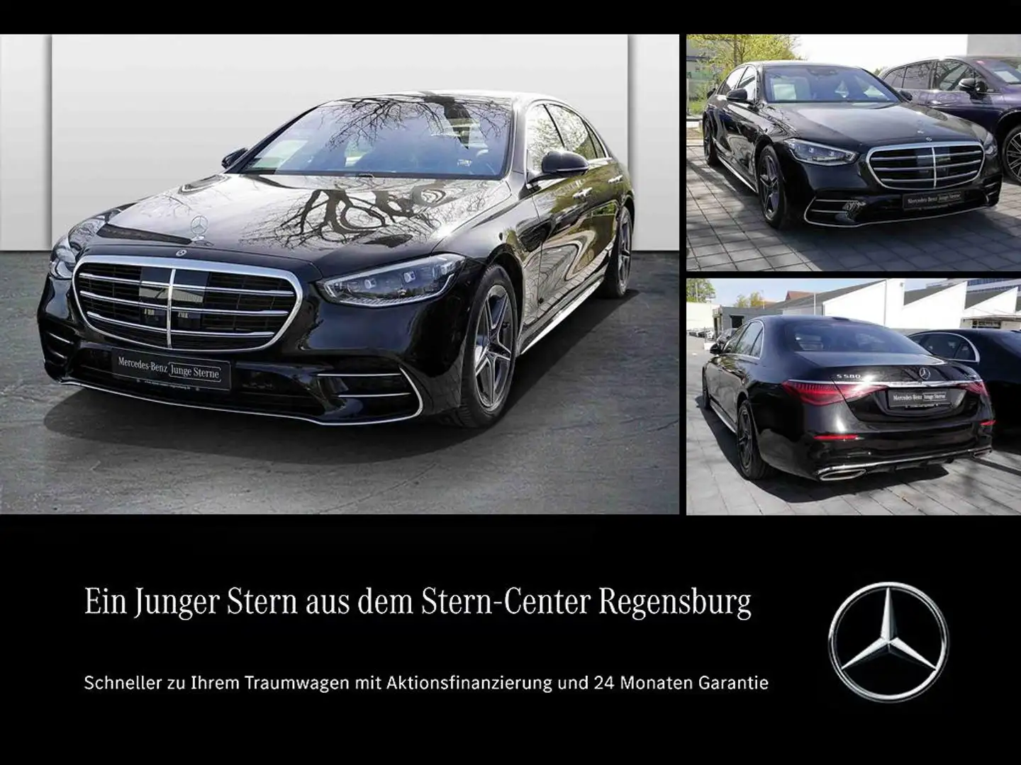 Mercedes-Benz S 580 4M lang AMG+DRIVE PILOT+HUD+DIGITAL LED+ Noir - 1
