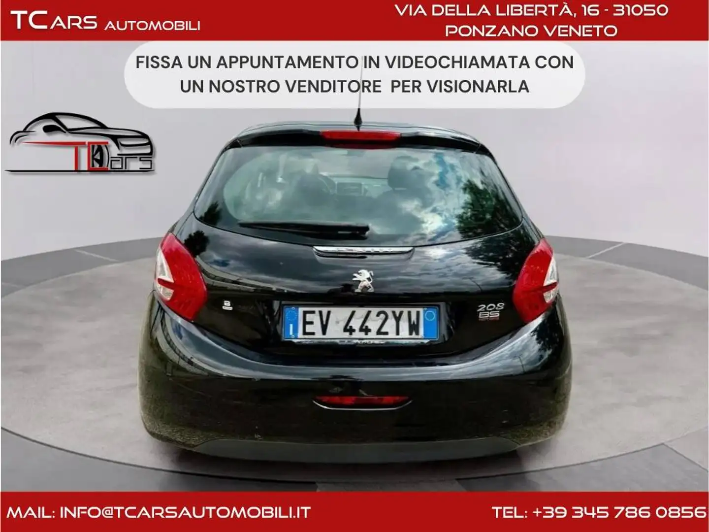 Peugeot 208 1.4 DIESEL-3 ANNI GARANZIA-IN OFFERTA FINO SABATO Schwarz - 1