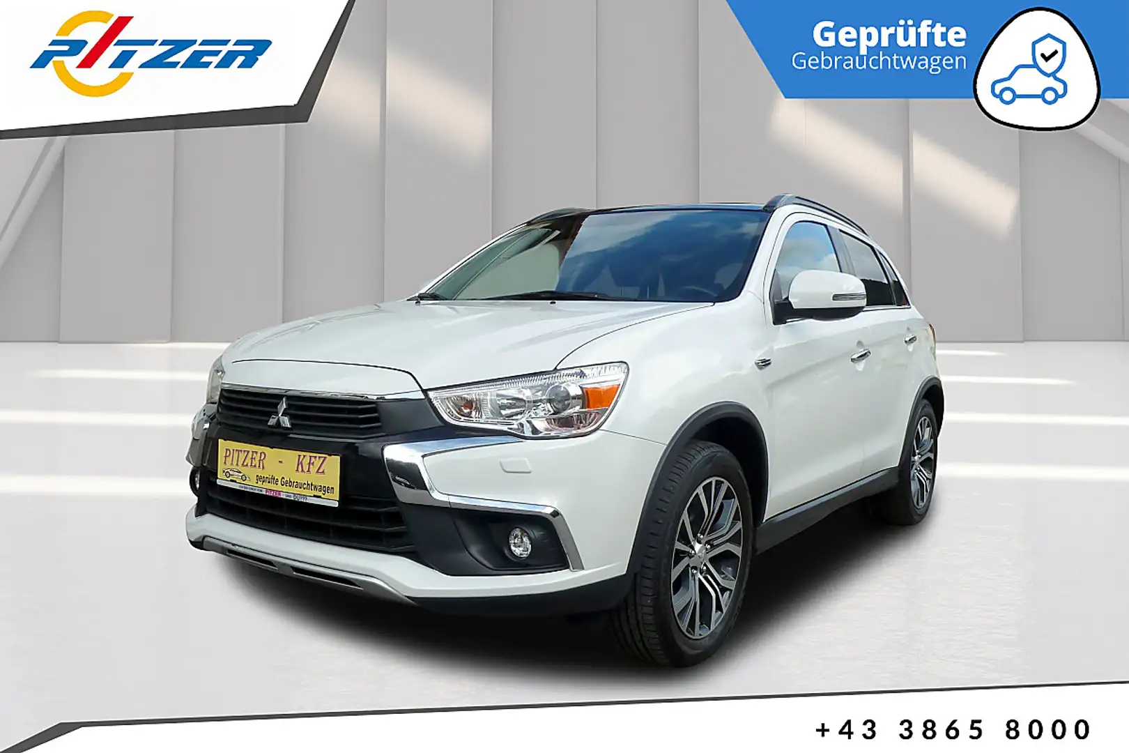 Mitsubishi ASX 1,6 DI-D LP Instyle Weiß - 2