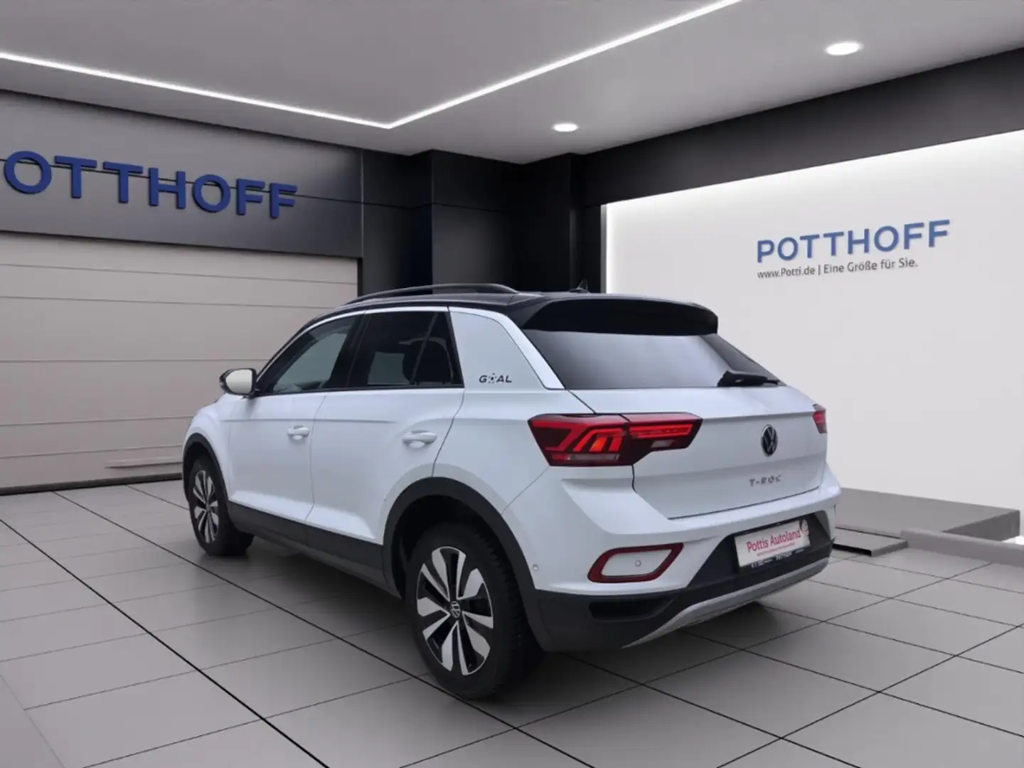 Volkswagen T-Roc 2.0 TDI DSG GOAL NAVI AHK KAMERA KLIMA Weiß - 2