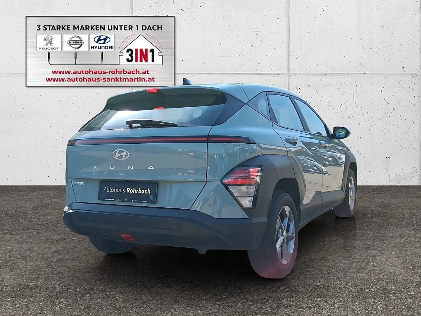 Hyundai KONA Kona 1,0 T-GDi 2WD Smart Line Grün - 2