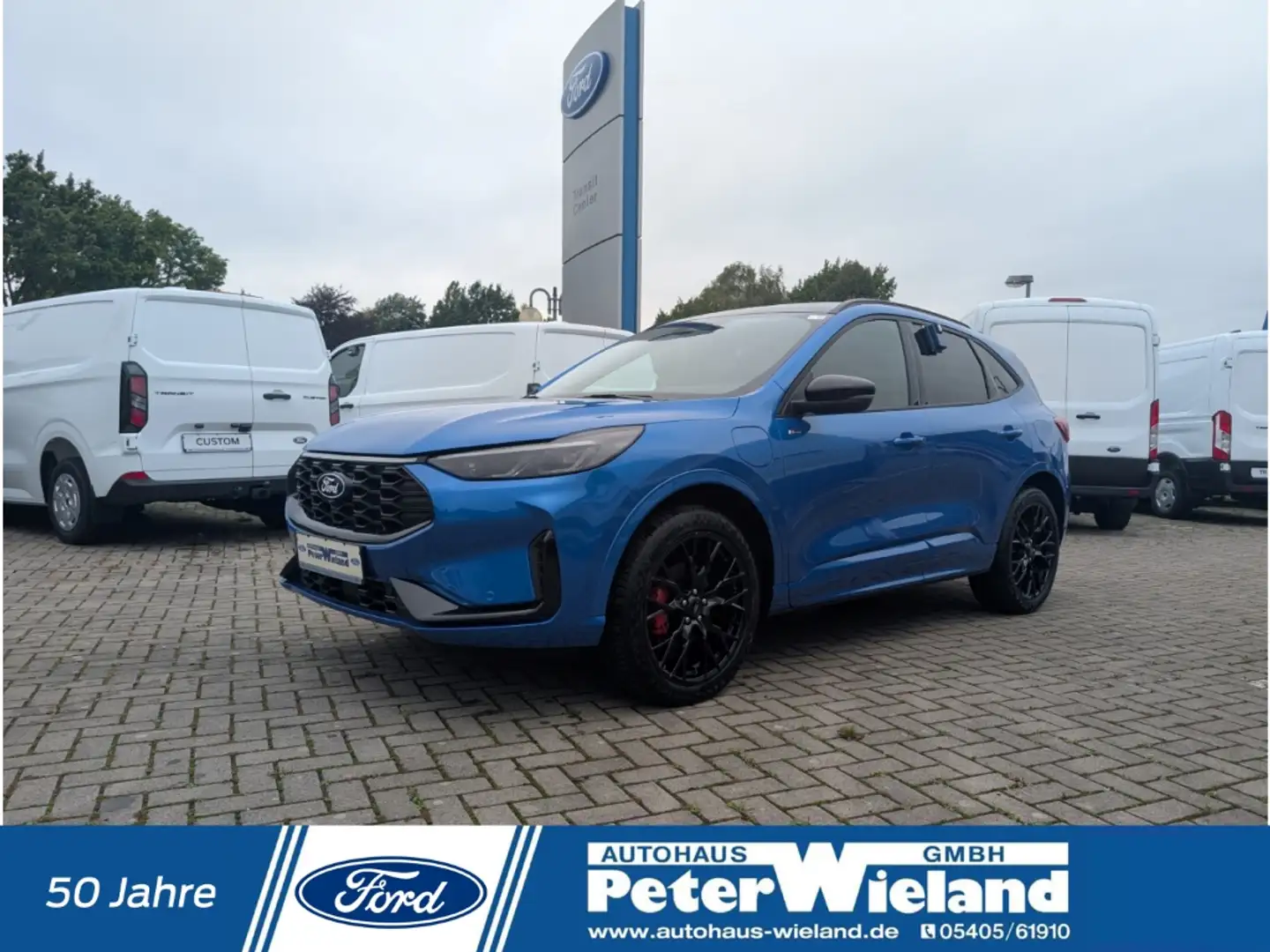 Ford Kuga Plug-In Hybrid ST-Line X 2.5 PHEV AHK-klappbar El. Blau - 1